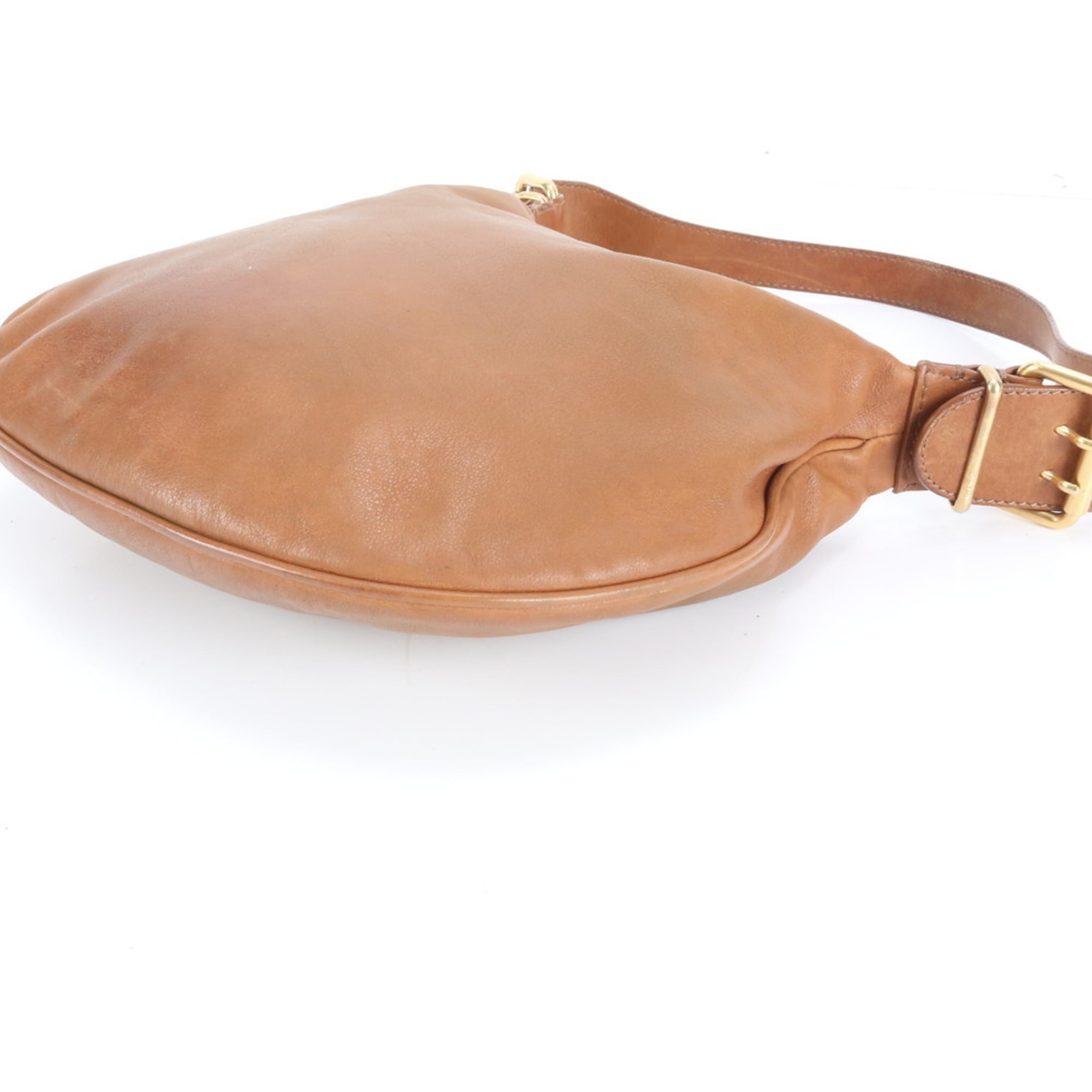 Fendi Brown Leather Shoulder Bag (Pre-Owned)
