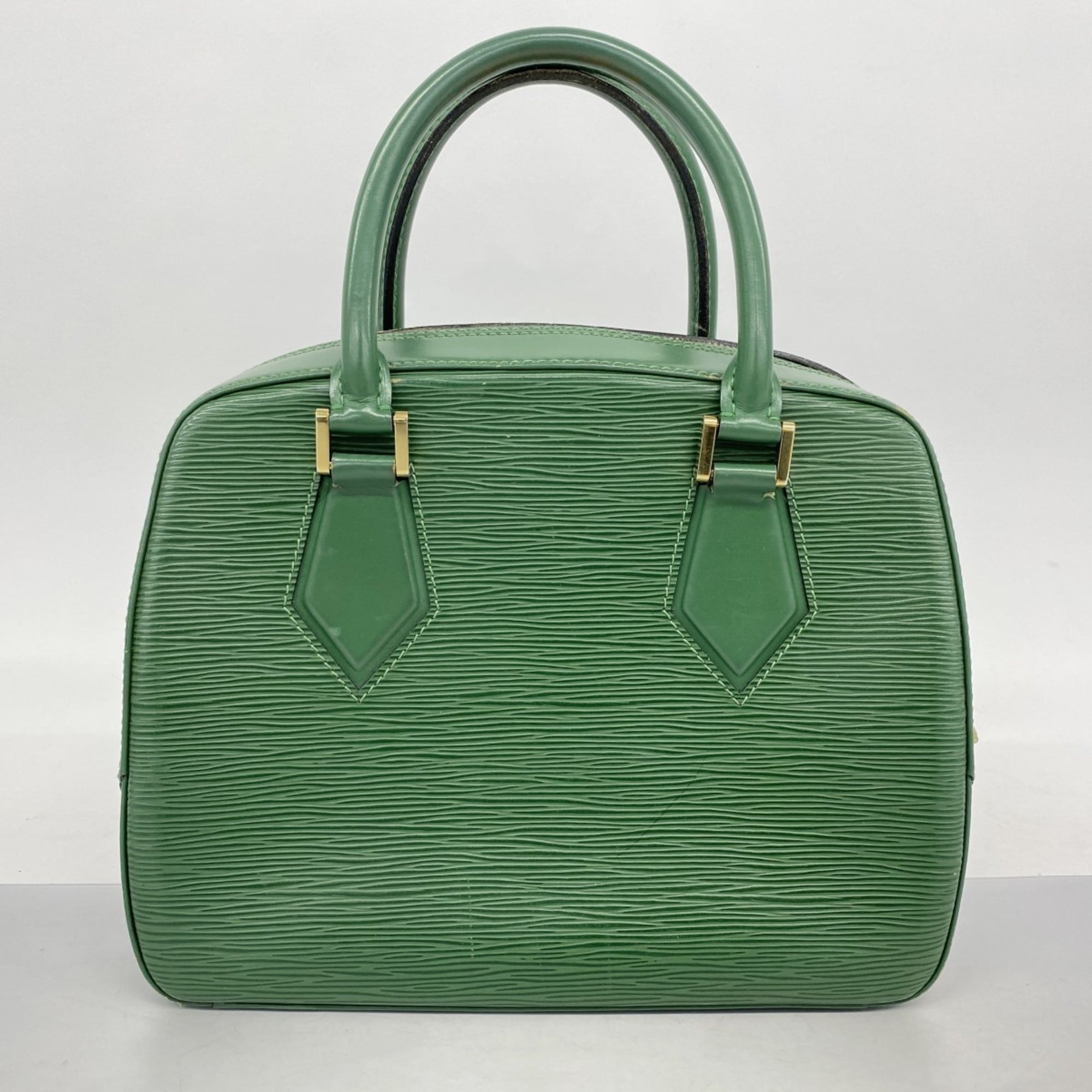 Louis Vuitton Borneo Green Handbag (Pre-Owned)