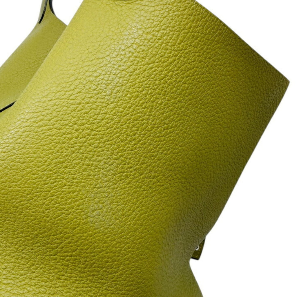 Hermes Anis Green Taurillon Clemence Leather Handbag (Pre-Owned)