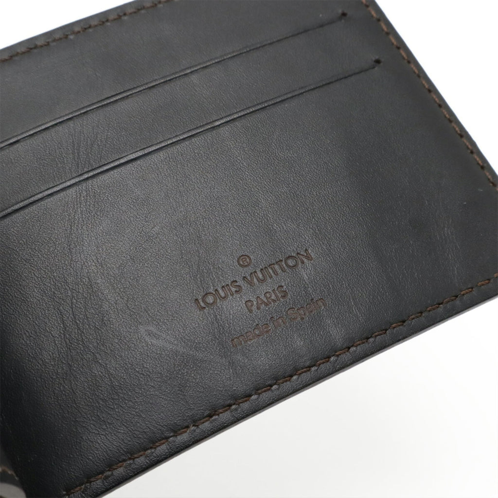 Louis Vuitton Utah Coffee Leather Money Clip (Pre-Owned)