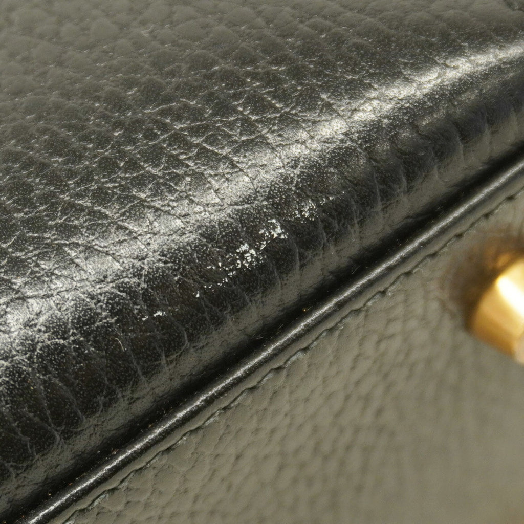 Hermes Black Ardennes Leather Handbag (Pre-Owned)