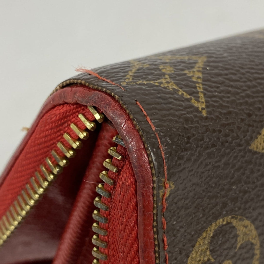 Louis Vuitton Brown Cerise Long Wallet (Bi-Fold) (Pre-Owned)