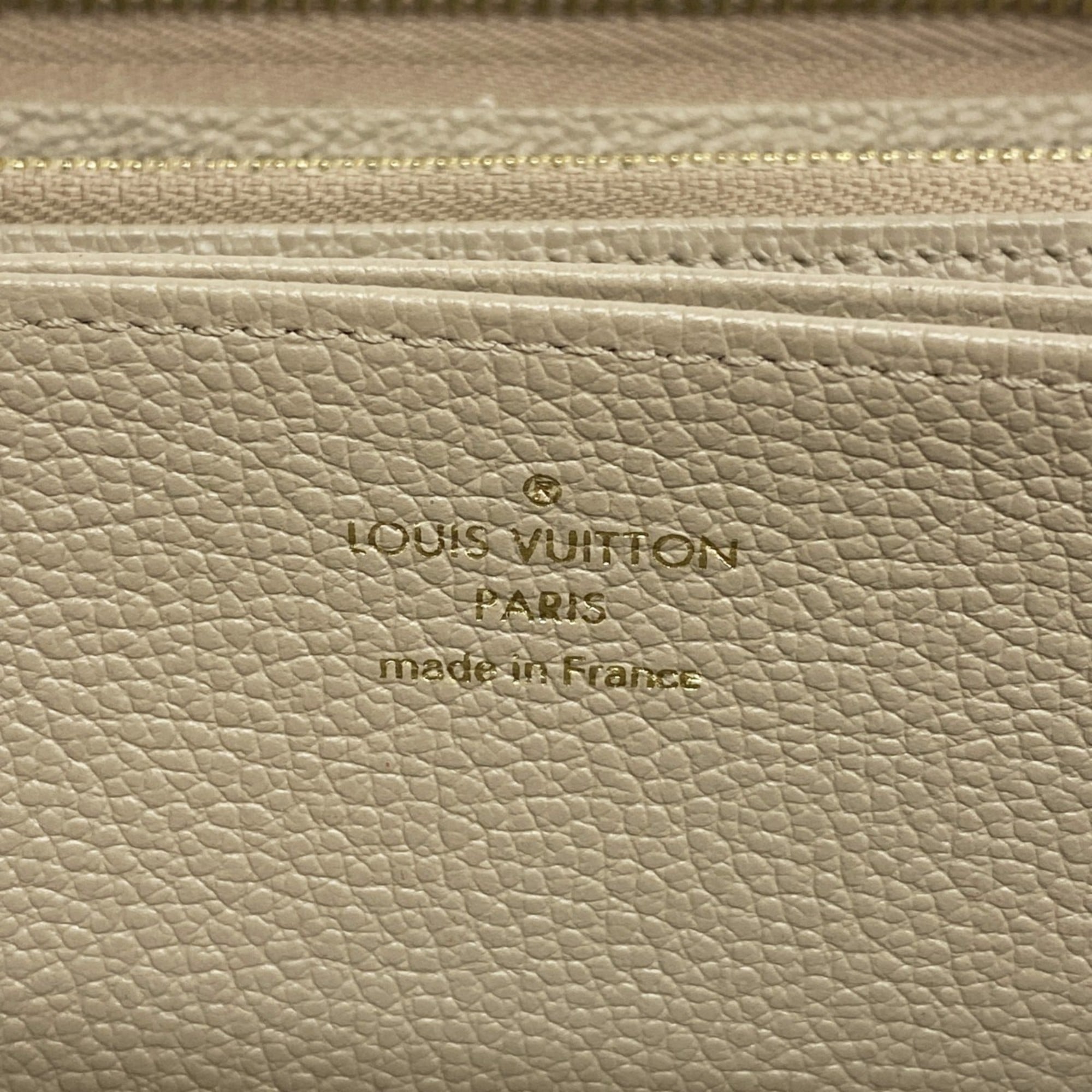 Louis Vuitton Cream Tourterelle Long Wallet (Bi-Fold) (Pre-Owned)