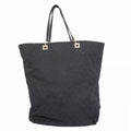Gucci Black Canvas Tote Bag (Pre-Owned)