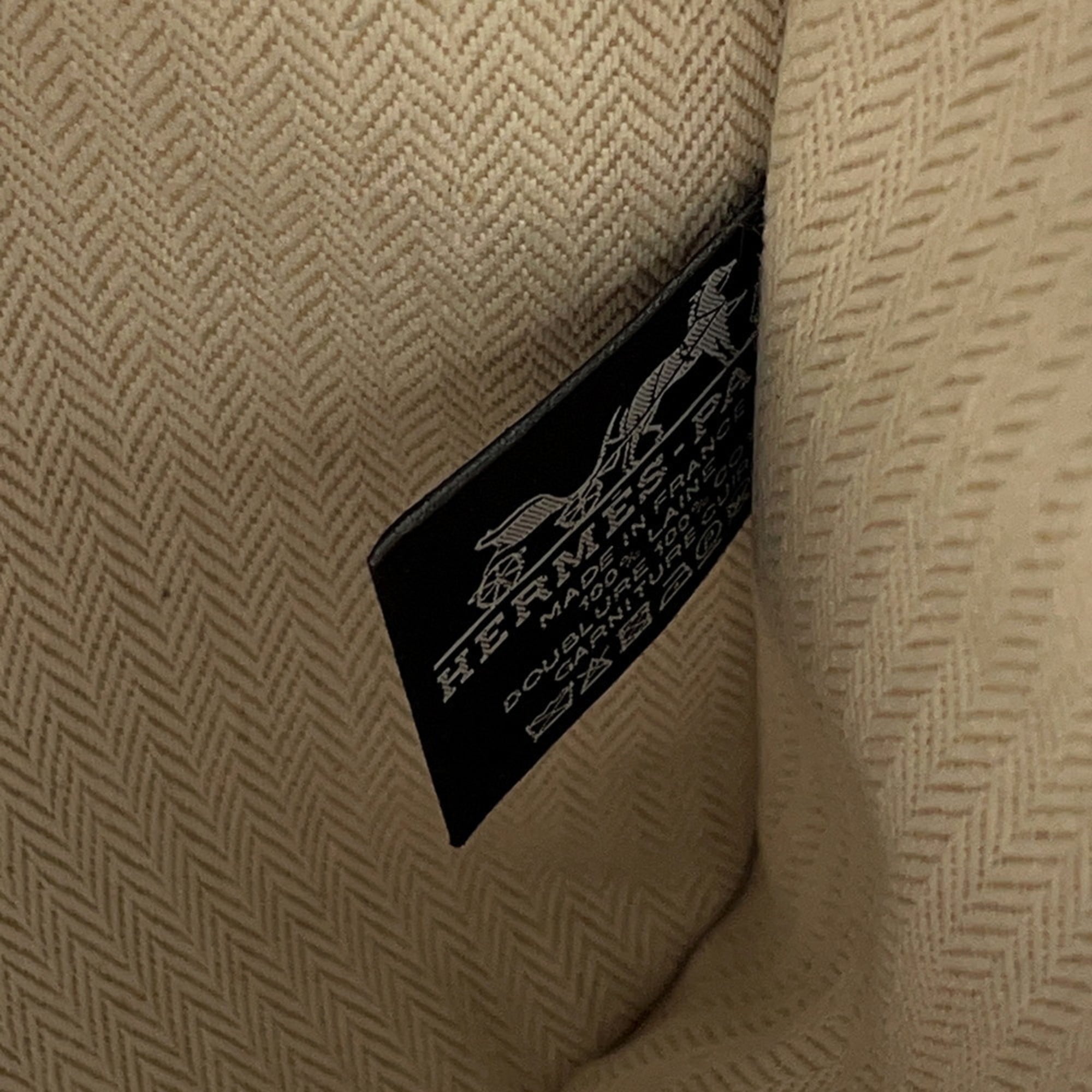 Hermes Silver Wool 100% Pouch (Pre-Owned)