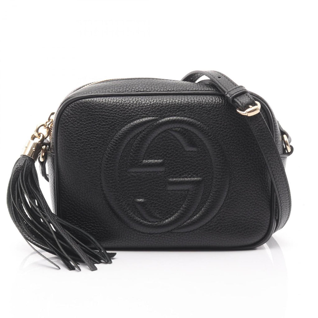 Gucci Black Leather Shoulder Bag (Pre-Owned)