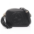 Gucci Black Leather Shoulder Bag (Pre-Owned)