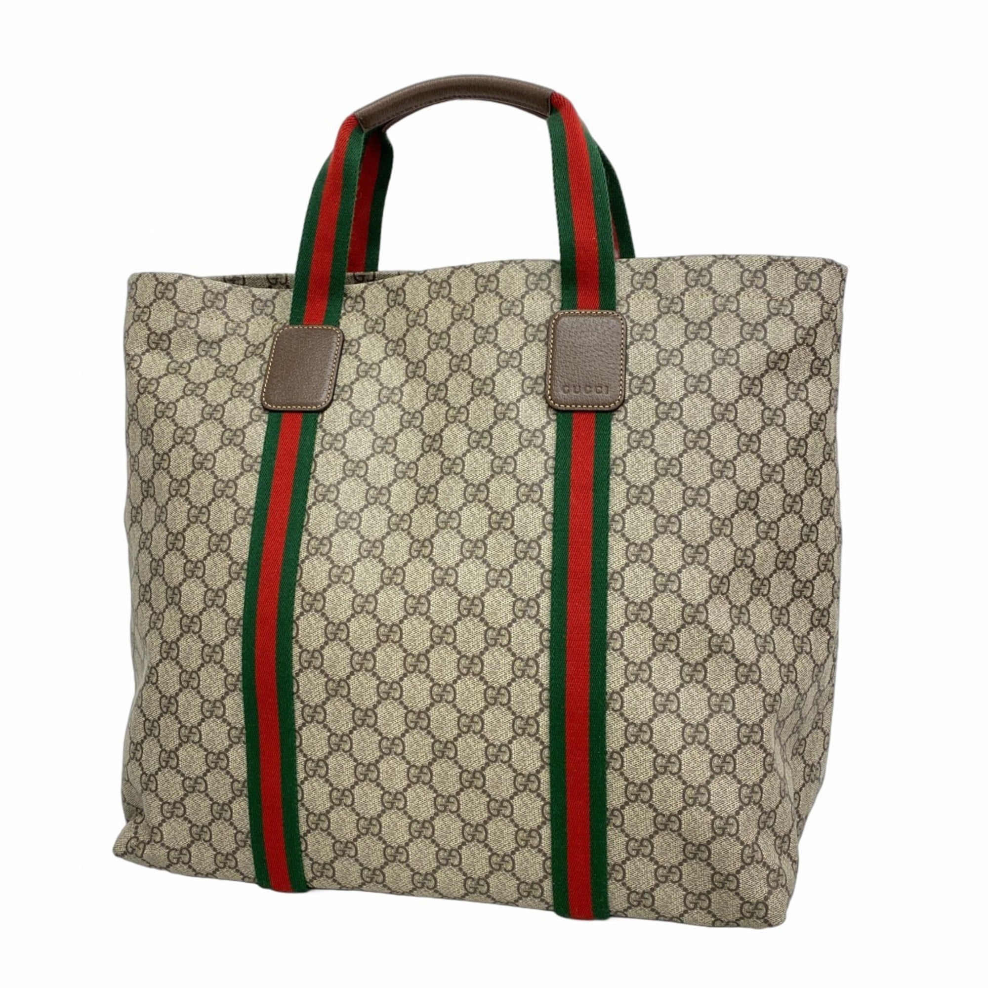 Gucci Brown Pvc Tote Bag (Pre-Owned)