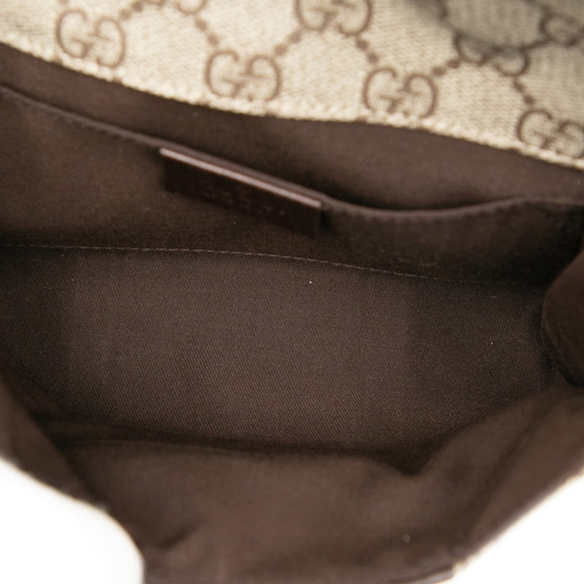 Gucci Beige Brown Pvc Leather Fanny Pack (Pre-Owned)