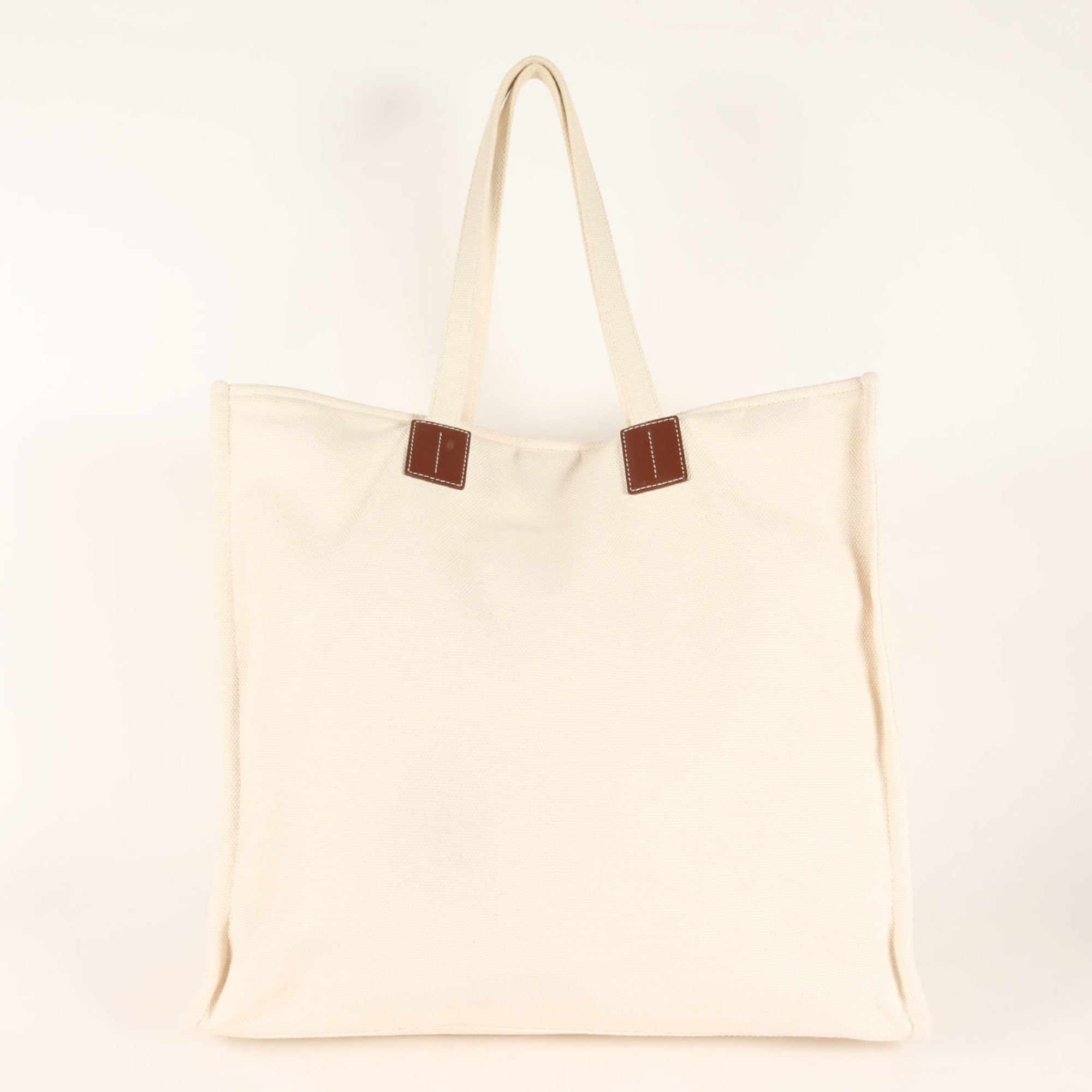 Bally Ivory Canvas Tote Bag (Pre-Owned)