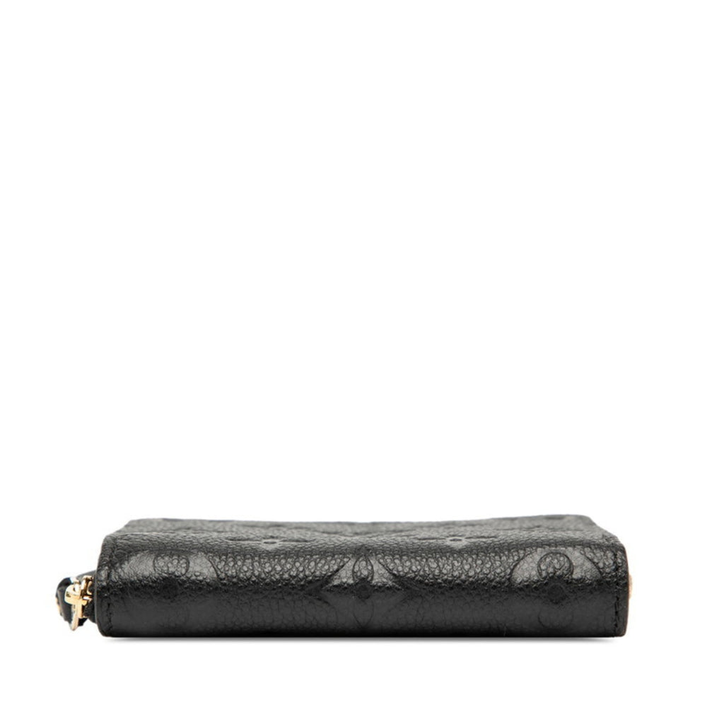 Louis Vuitton Black Noir Leather Coin Purse/Coin Case (Pre-Owned)