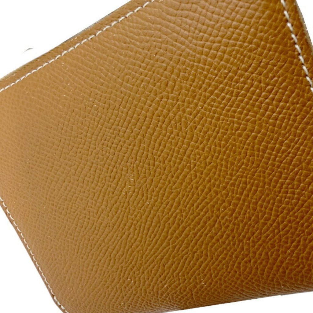 Hermes Gold Epsom Leather Coin Purse/Coin Case (Pre-Owned)