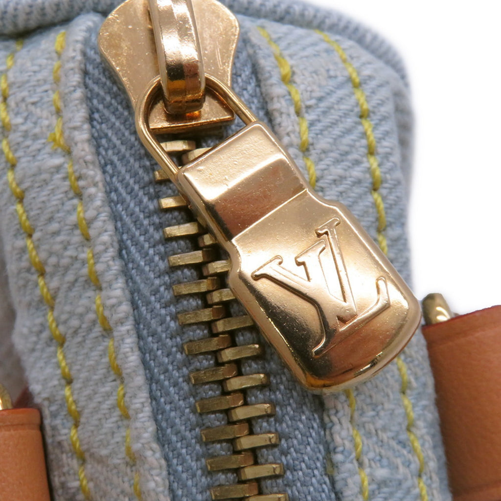 Louis Vuitton Monogram Denim Sky Blue Monogram Denim Handbag Shoulder Bag (Pre-Owned)