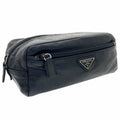 Prada Black Nero Leather Pouch (Pre-Owned)