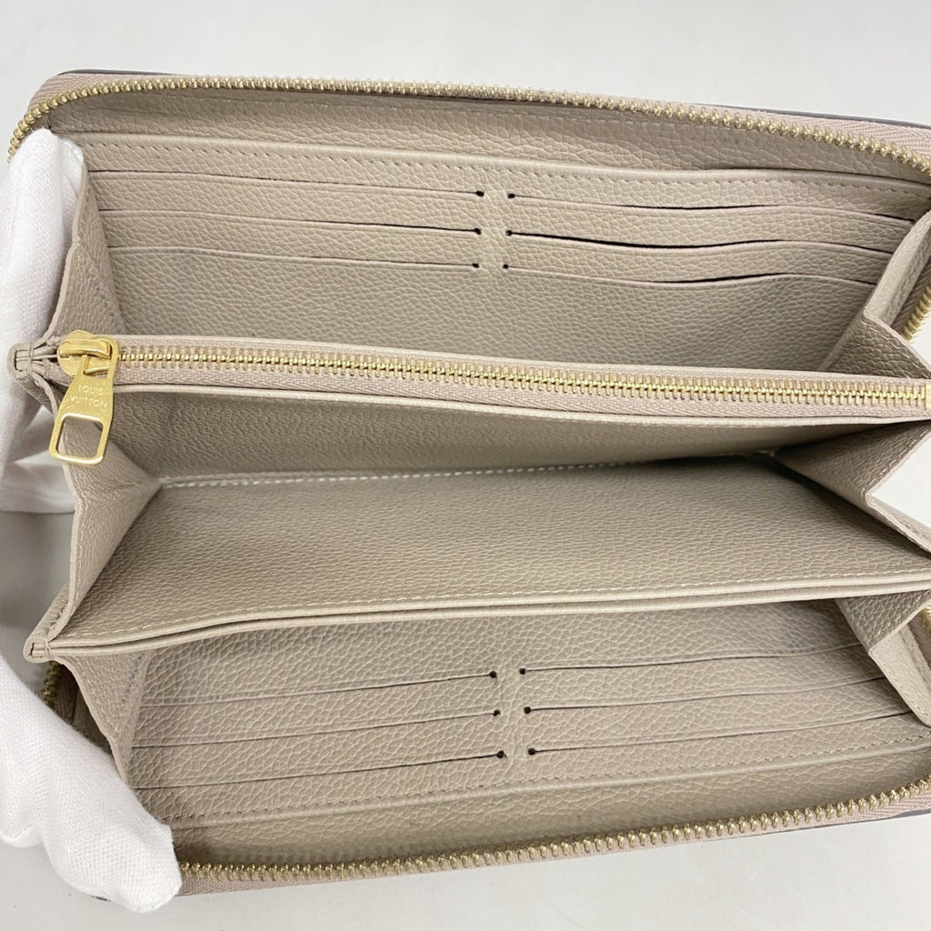 Louis Vuitton Cream Tourterelle Long Wallet (Bi-Fold) (Pre-Owned)