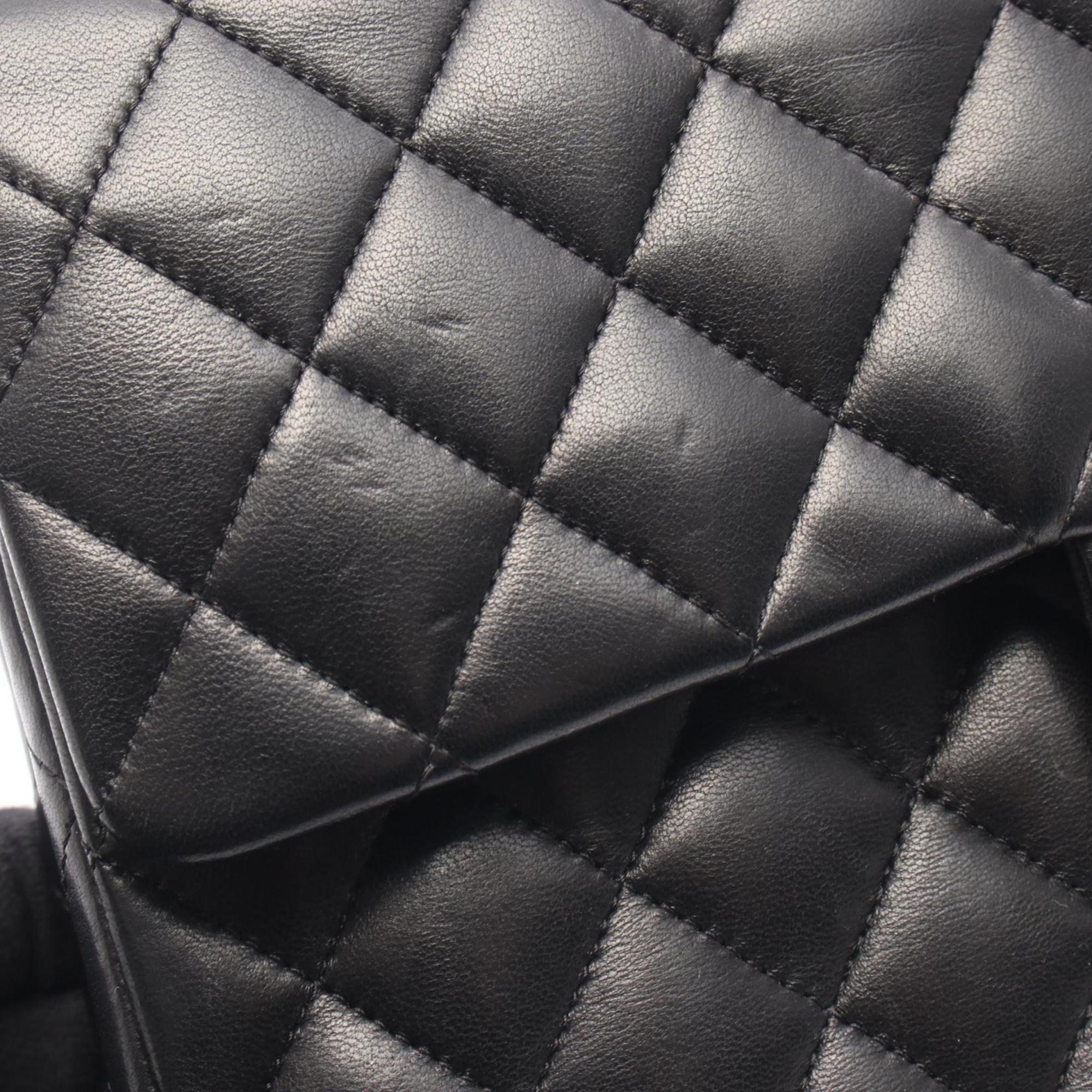 Chanel Black Leather Shoulder Bag (Pre-Owned)