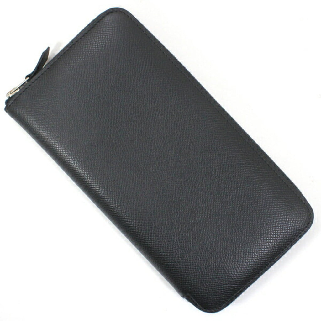 Hermes Black Epsom Leather Long Wallet (Bi-Fold) (Pre-Owned)
