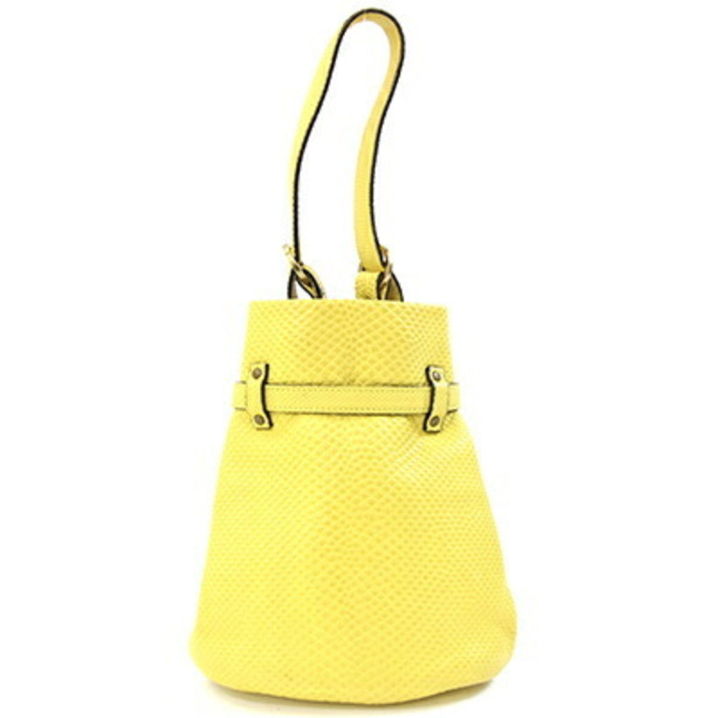 Gucci Yellow Leather Handbag (Pre-Owned)