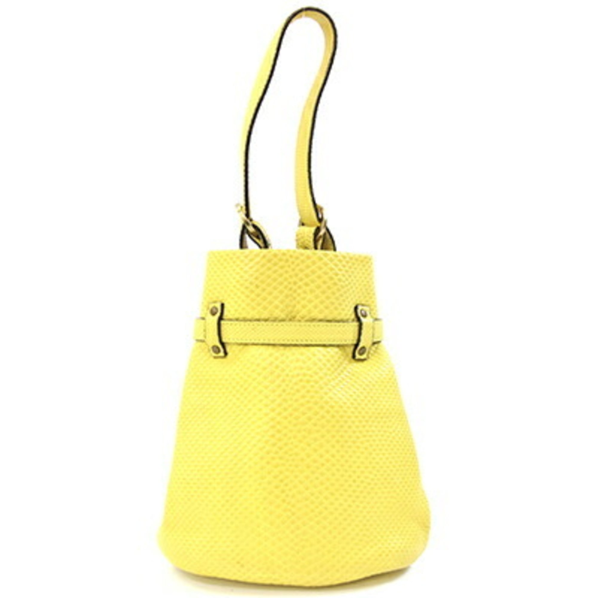 Gucci Yellow Leather Handbag (Pre-Owned)