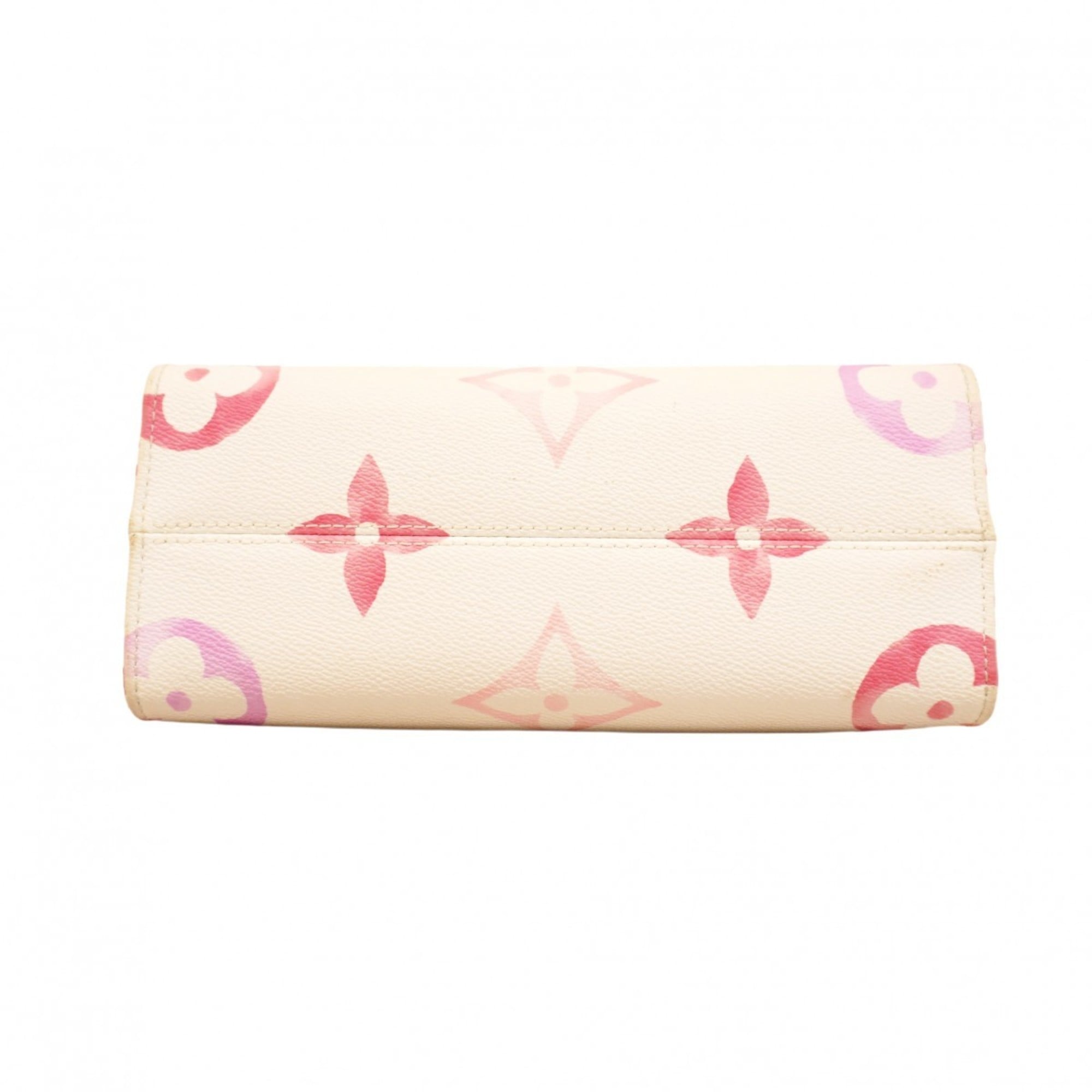 Louis Vuitton Pink White Handbag (Pre-Owned)
