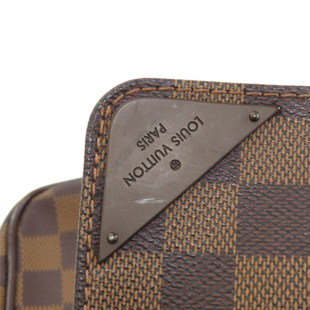 Louis Vuitton Damier Canvas Ebene Damier Canvas Shoulder Bag (Pre-Owned)