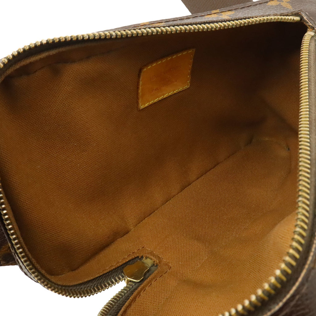 Louis Vuitton Brown Monogram Shoulder Bag Sling Bag (Pre-Owned)