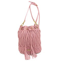 Miu Miu Pink Leather Baguette Bag Shoulder Bag (Pre-Owned)