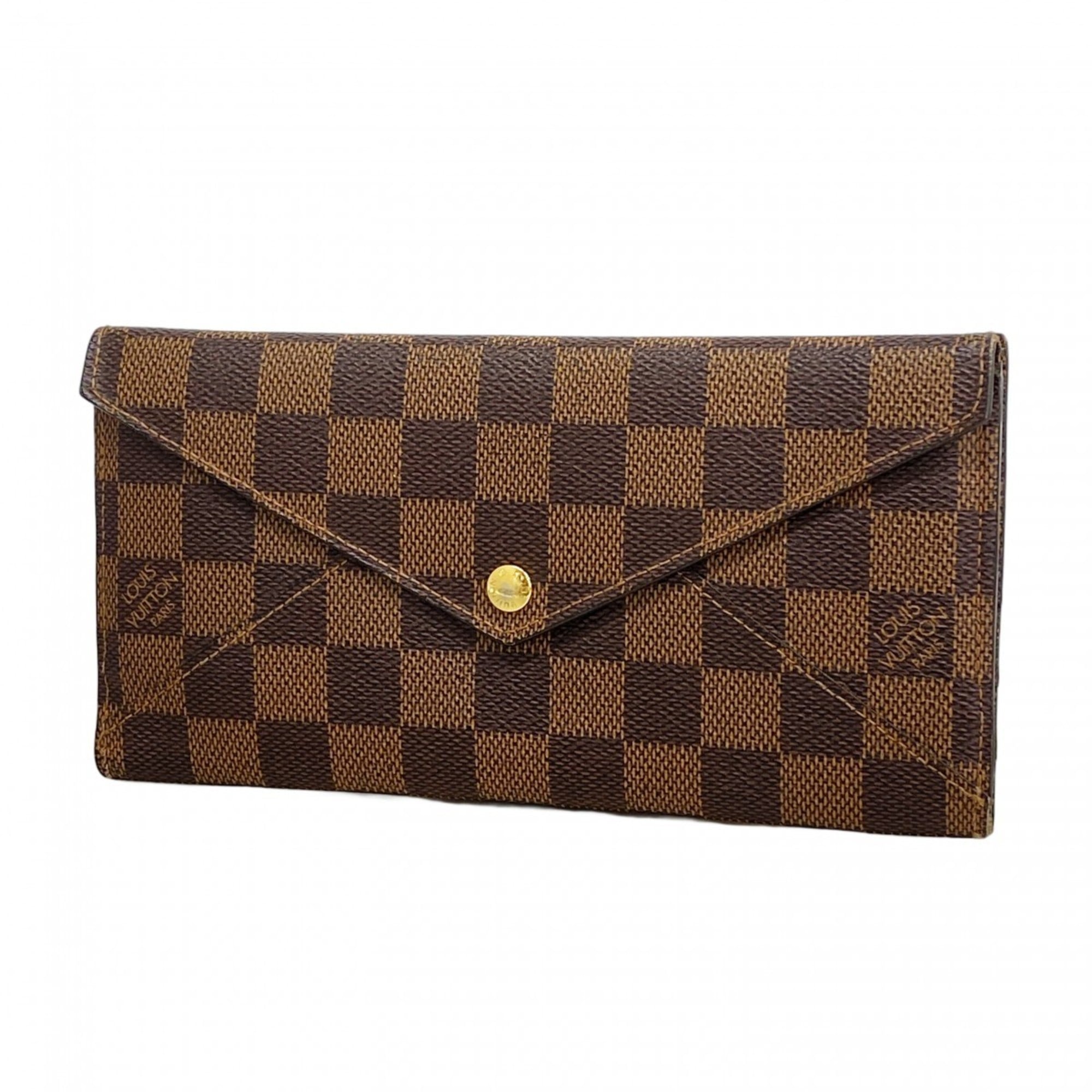 Louis Vuitton Ebene Long Wallet (Bi-Fold) (Pre-Owned)