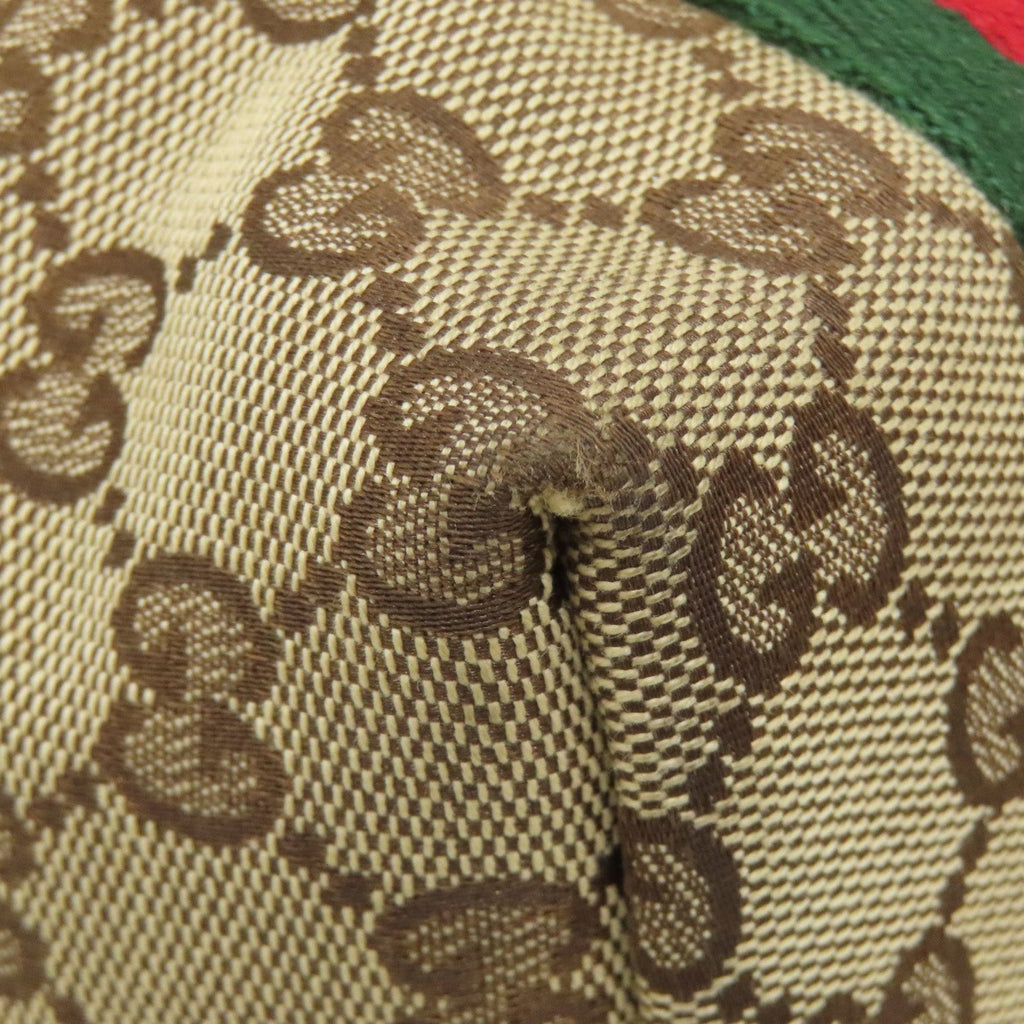 Gucci Brown Canvas Tote Bag (Pre-Owned)