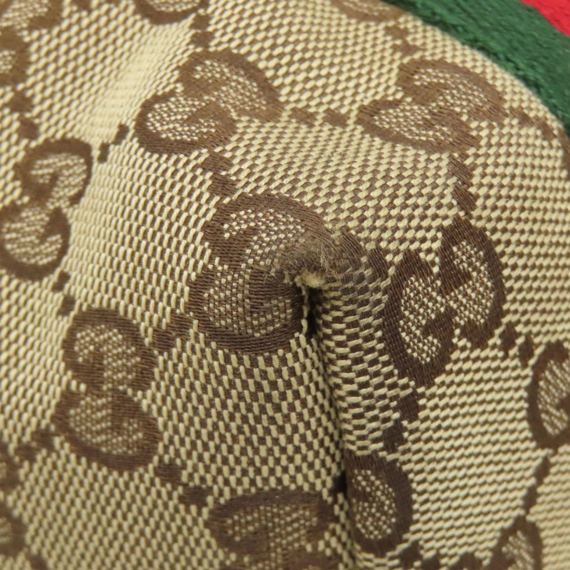 Gucci Brown Canvas Tote Bag (Pre-Owned)