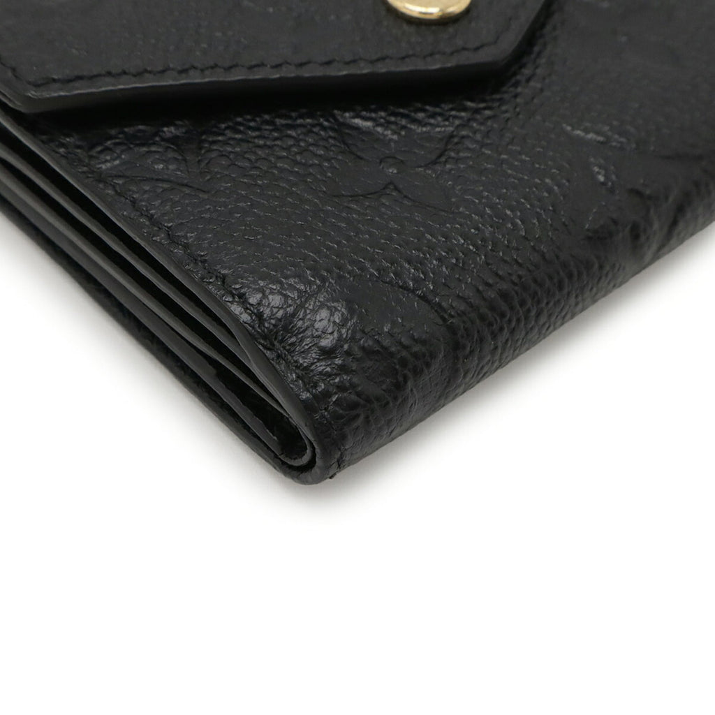 Louis Vuitton Monogram Empreinte Black Noir Monogram Empreinte Wallet (Tri-Fold) (Pre-Owned)