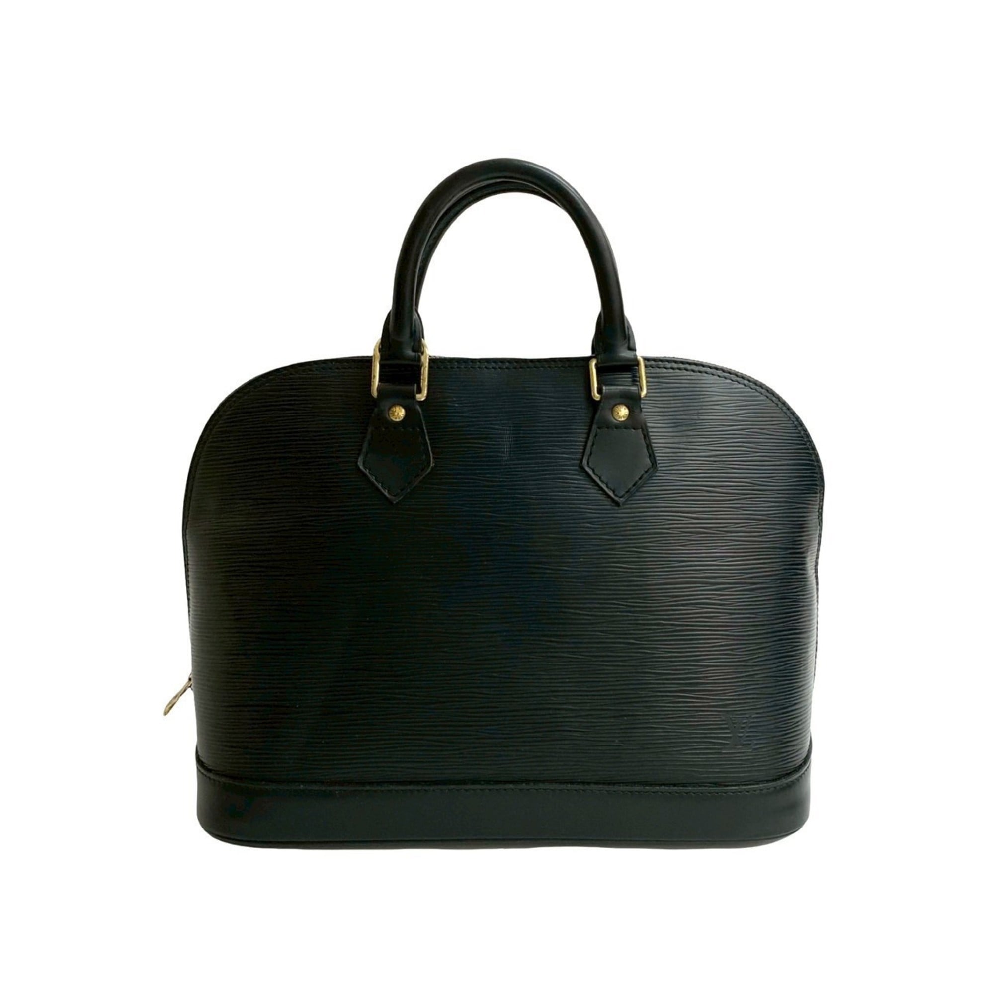 Louis Vuitton Black Epi Leather Boston Bag Handbag (Pre-Owned)