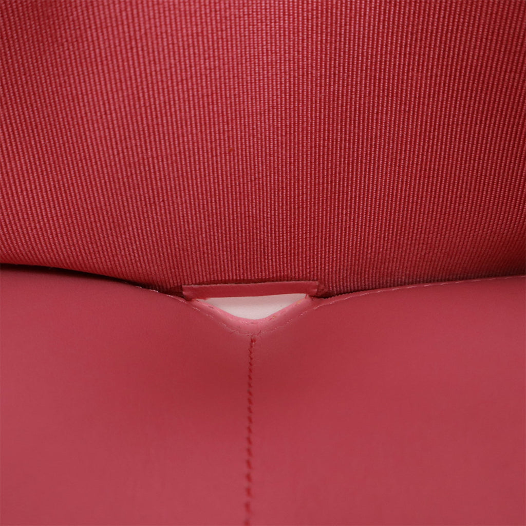 Chanel Pink Grained Calfskin Wallet (Tri-Fold) (Pre-Owned)