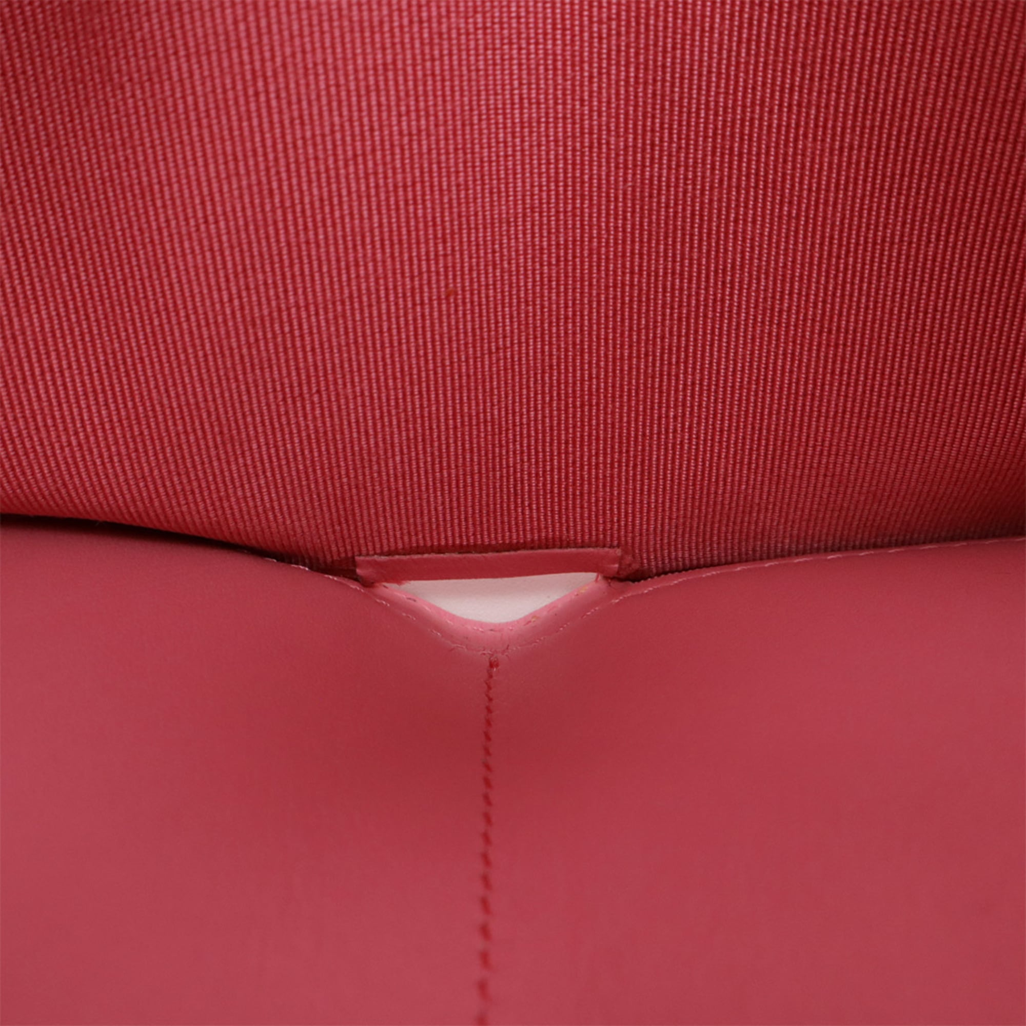 Chanel Pink Grained Calfskin Wallet (Tri-Fold) (Pre-Owned)