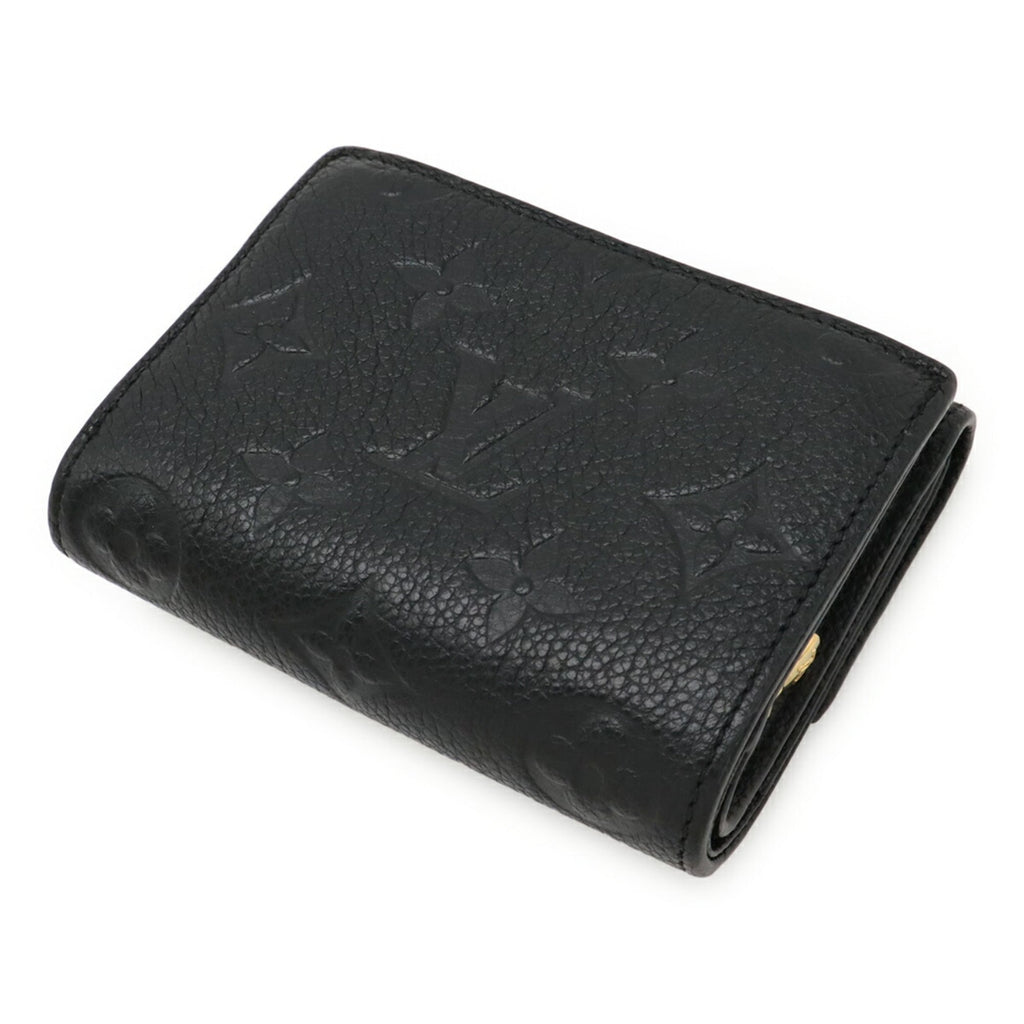 Louis Vuitton Monogram Empreinte Black Noir Monogram Empreinte Wallet (Tri-Fold) (Pre-Owned)