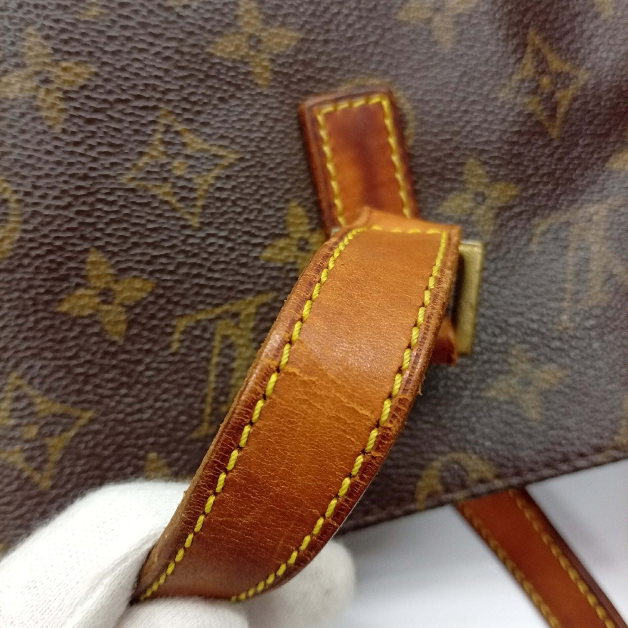 Louis Vuitton Brown Monogram Shoulder Bag Tote Bag (Pre-Owned)
