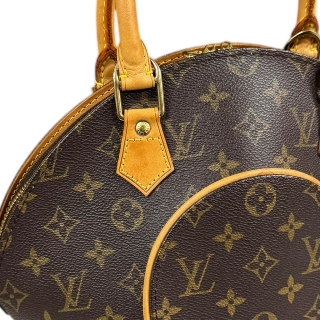 Louis Vuitton Brown Monogram Canvas Handbag (Pre-Owned)