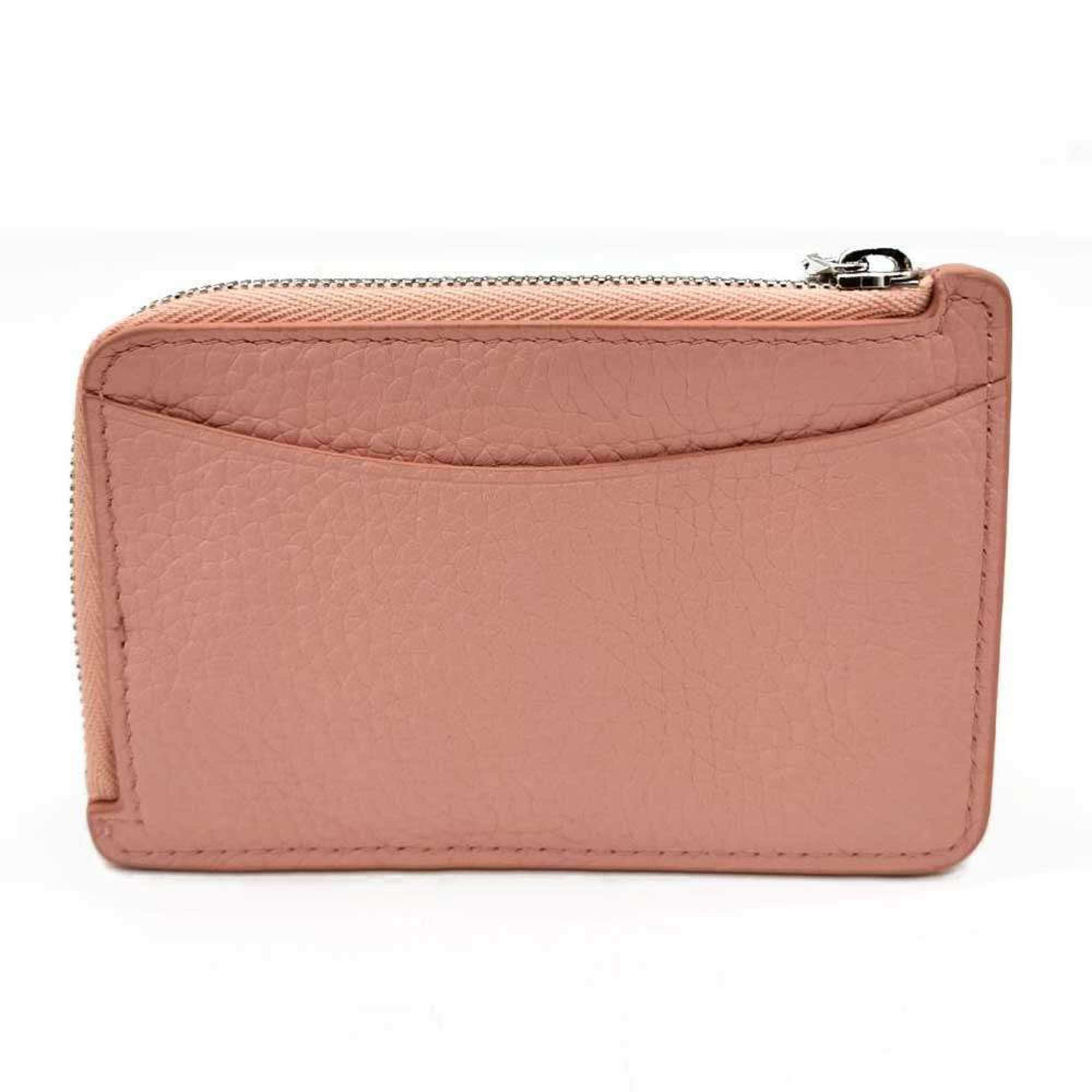 Tiffany Pink Leather Coin Purse/Coin Case (Pre-Owned)