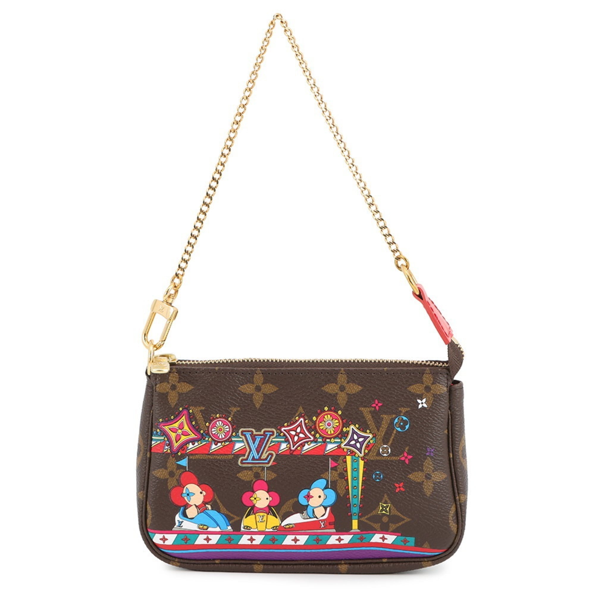 Louis Vuitton Monogram Red Color Monogram Pochette (Pre-Owned)