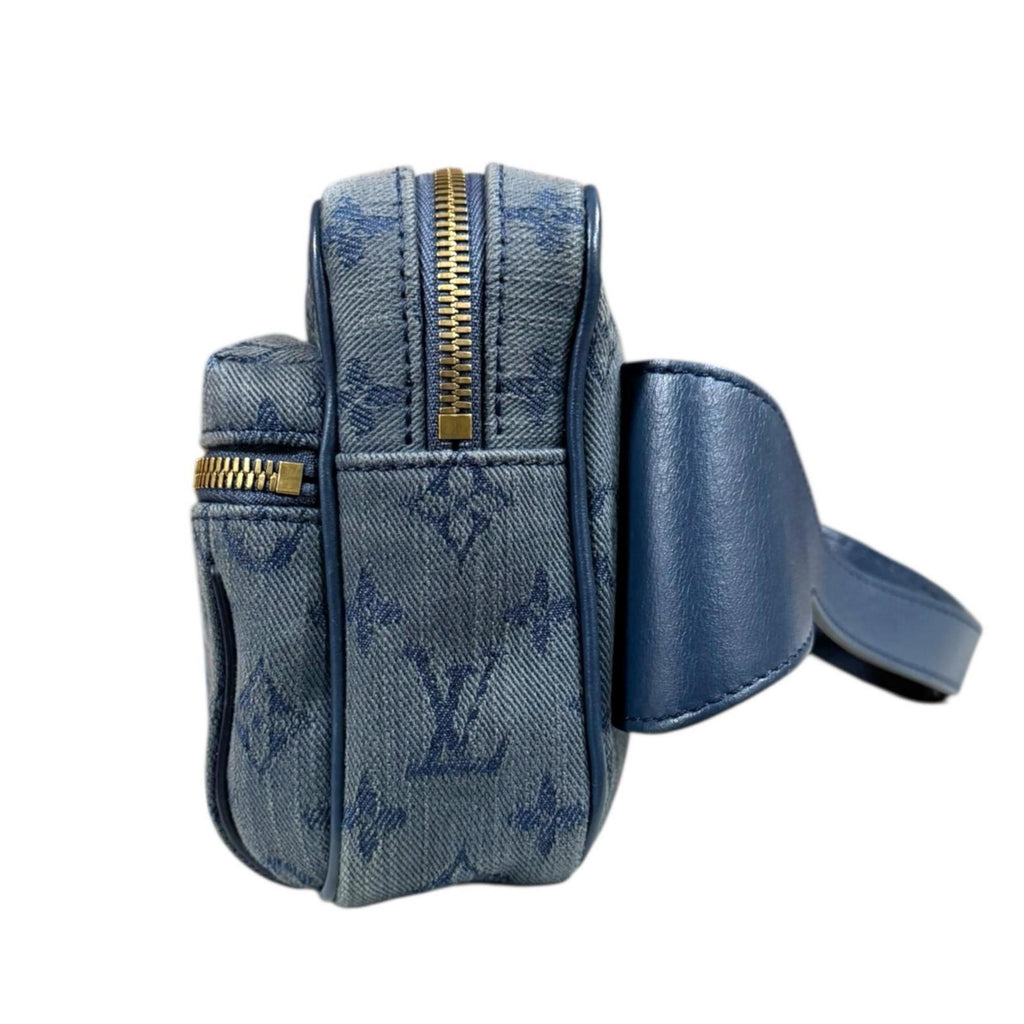 Louis Vuitton Monogram Denim Blue Monogram Denim Sling Bag (Pre-Owned)