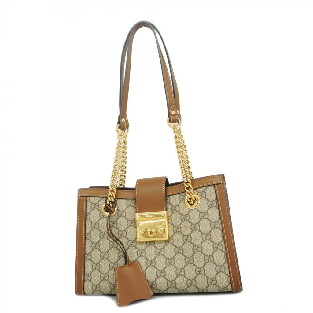 Gucci Brown Pvc Shoulder Bag (Pre-Owned)