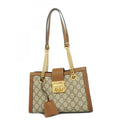 Gucci Brown Pvc Shoulder Bag (Pre-Owned)