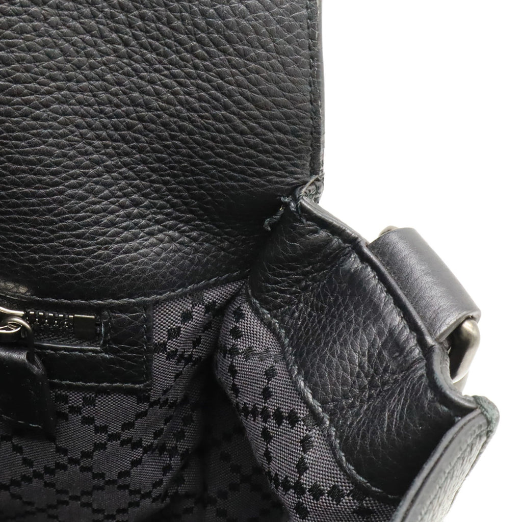 Gucci Black Leather Shoulder Bag (Pre-Owned)