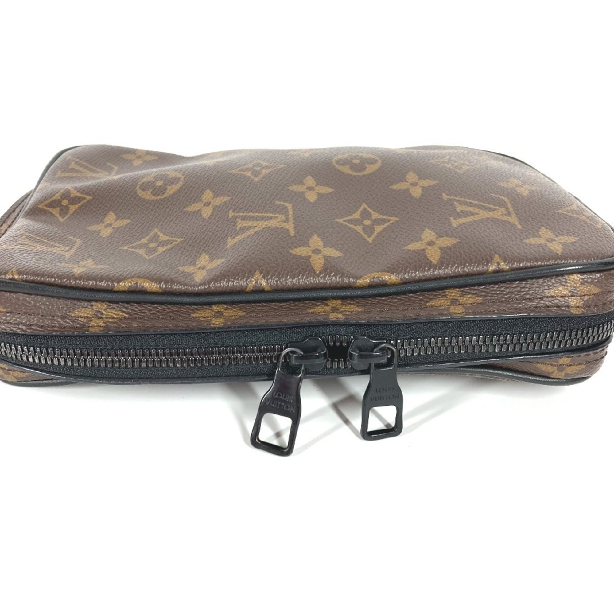 Louis Vuitton Brown Monogram Monogram Leather Pochette Pouch Shoulder Bag (Pre-Owned)