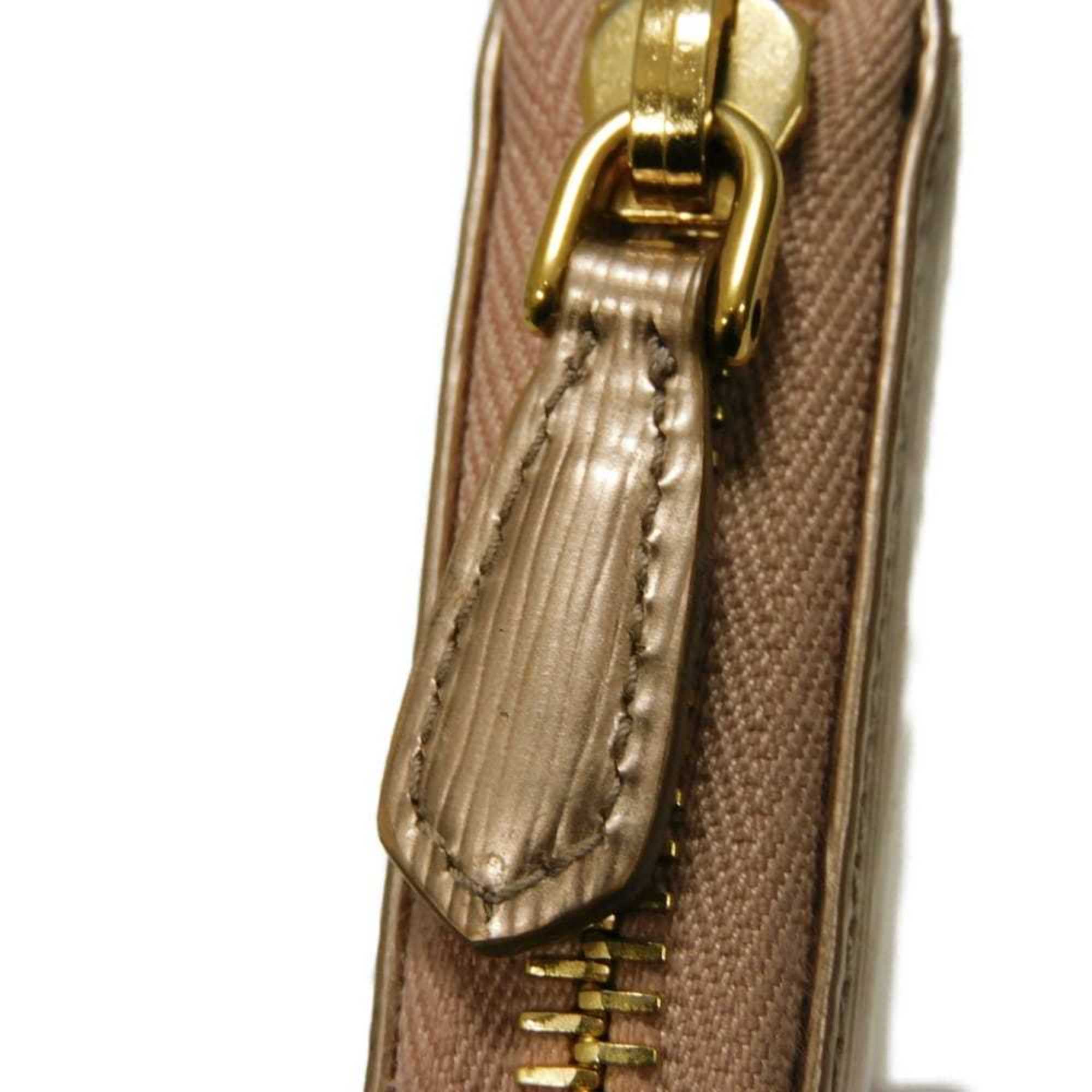 Prada Pink Leather Coin Purse/Coin Case (Pre-Owned)
