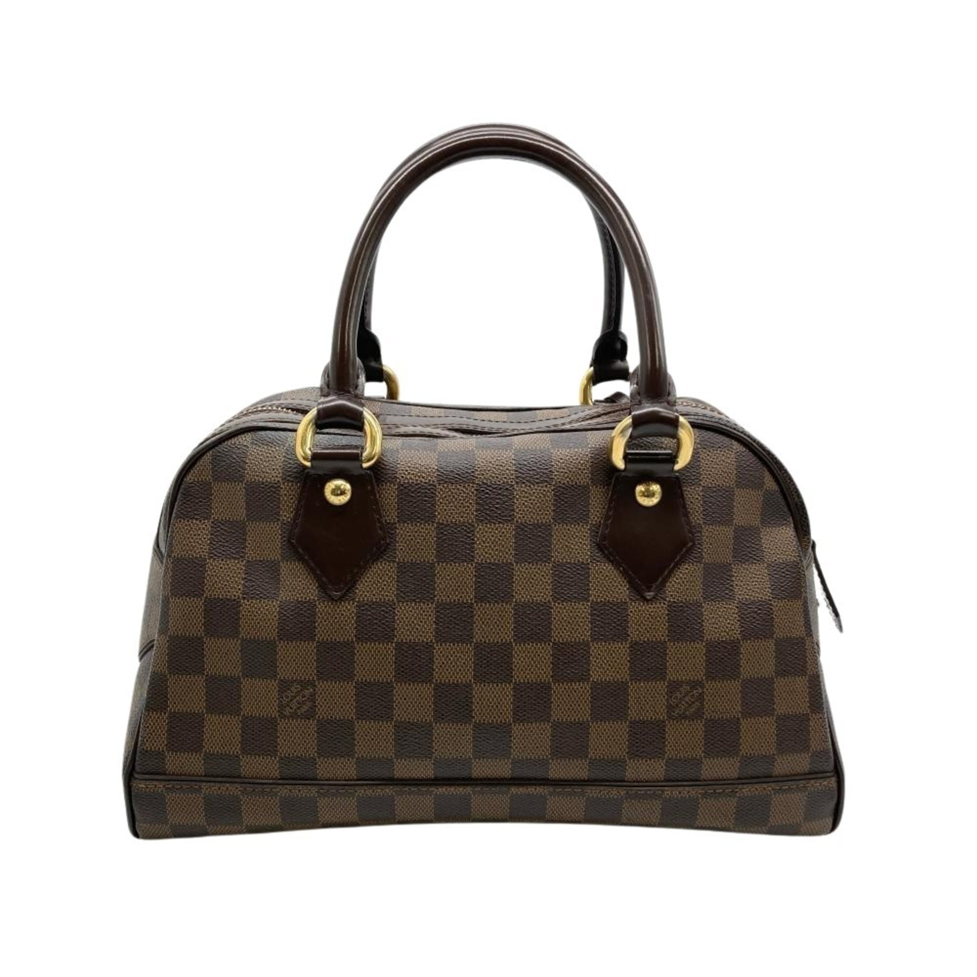 Louis Vuitton Damier Brown Damier Canvas Ebene Handbag (Pre-Owned)