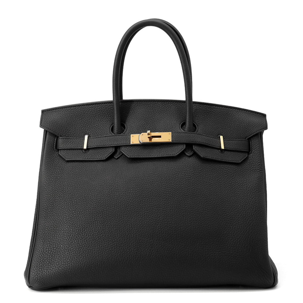 Hermes Birkin Black Togo Leather Handbag (Pre-Owned)