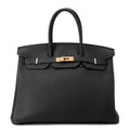Hermes Birkin Black Togo Leather Handbag (Pre-Owned)