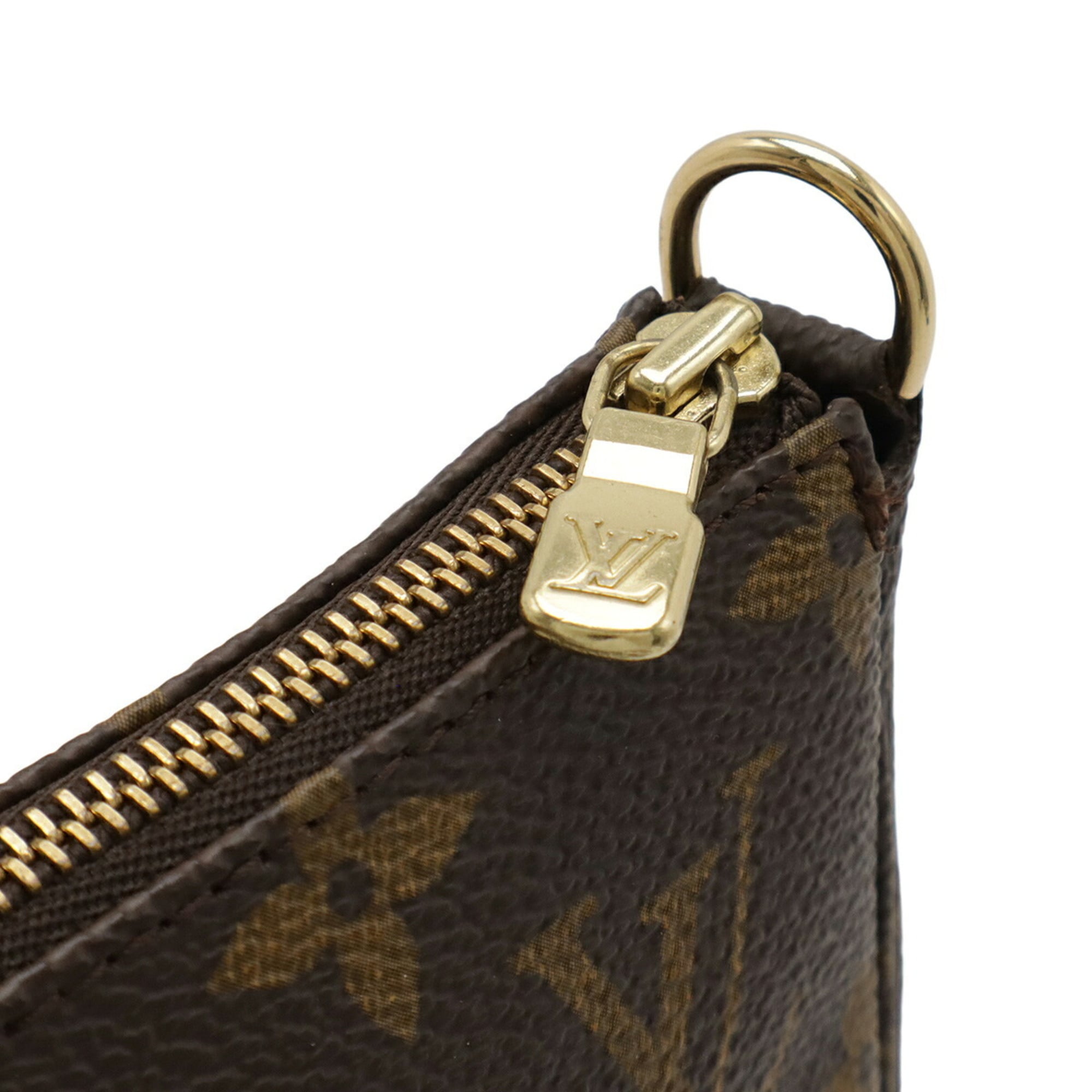Louis Vuitton Monogram Brown Monogram Handbag Pochette (Pre-Owned)