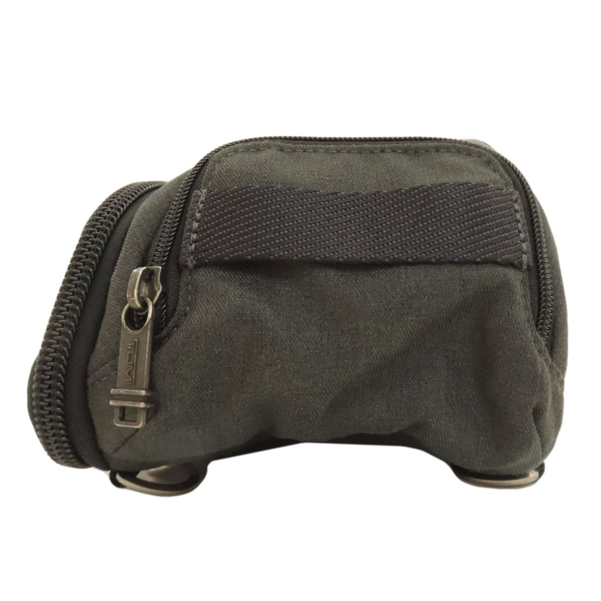 Tumi Black Canvas Sling Bag (Pre-Owned)